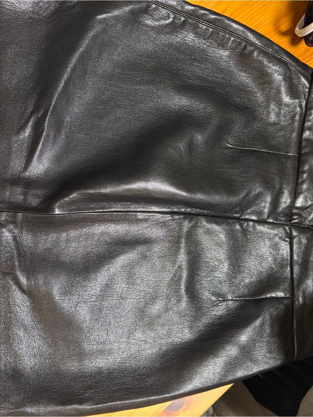 Aritzia Black Faux Leather Women’s Skirt